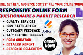 create an effective surveymonkey or google forms surveys