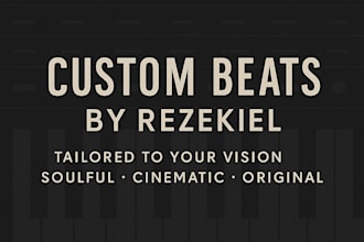 create a custom beat tailored to your vision and style
