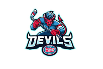 design hockey team devils jersey mike sponsorship logo