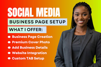 do facebook business page create social media pages and accounts setup