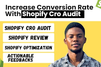 do shopify cro audit shopify optimization to increase conversion rate and sales