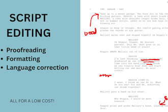 write scripts following correct formatting and storytelling