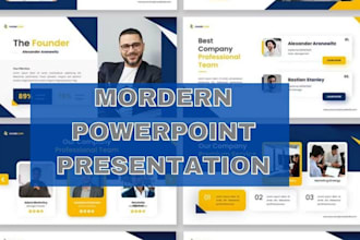design modern and creative powerpoint presentation  redesign powerpoint template