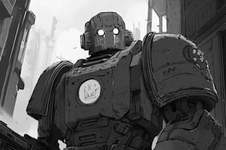 create warhammer illustration of you