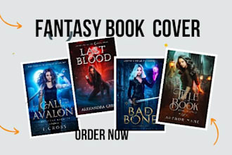 design fantasy book cover, urban fantasy cover art, and ebook cover design