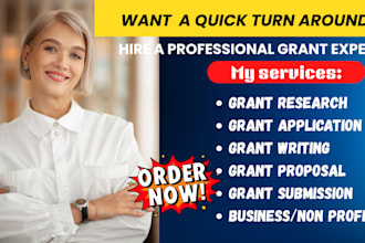 do grant submission grant proposal for profit and non profit grant application