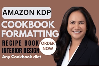 do amazon kdp cookbook formatting and advanced interior design