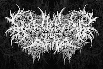 design your black, slamming, brutal, death metal band logo