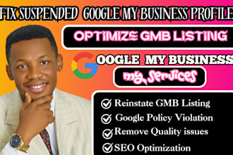 fix suspended google my business profile optimize gmb listing for your business