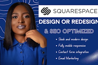 do squarespace website design, squarespace website redesign, squarespace website