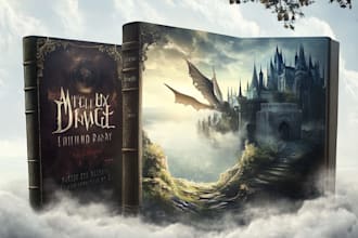 do fantasy book cover, thriller book cover design