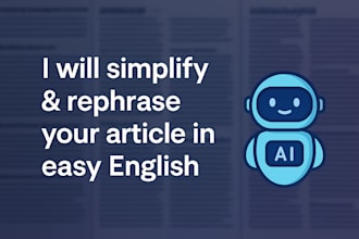 professionally rephrase your academic or business content