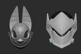 sculpt 3d helmet cosplay mask 3d armor cosplay props for 3d printing