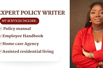 write home health care policy manual, employee handbook residential assisted liv
