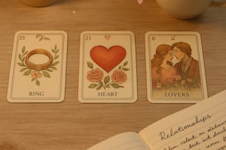offer psychic love reading using lenormand