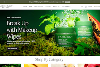 build beauty cosmetics ecommerce website body lotion private label online shop