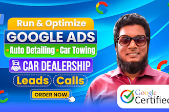 do google ads for auto detailing, car towing services in USA, canada