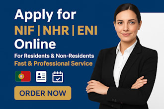 apply for nif portuguese tax number online, nhr application, eni