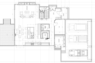 draft floor plans, structural, framing, and mep drawings