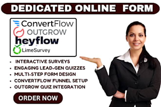 build convertflow outgrow limesurvey online survey heyflow quiz form automation