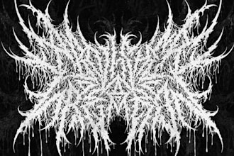 design a logo for metal bands, rock, death metal, grindcore, deathcore