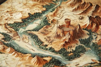 make you a medieval fantasy map