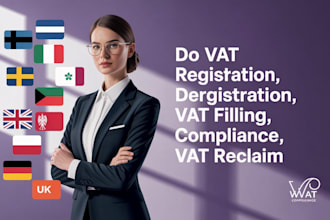 do vat registration, deregistration vat filling compliance vat reclaim in uk ger