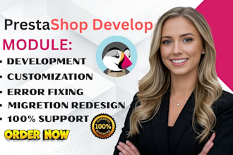 develop and customize a high quality prestashop module design to your needs