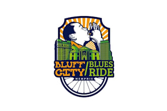 design outstanding harmonica and bicycle themed logo