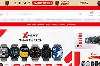 develop a custom ecommerce website using laravel and PHP