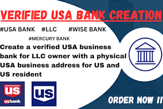 open USA bank for US and non US resident, USA physical address proof of address
