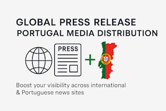 do global press release distribution with submit portugal article to news media