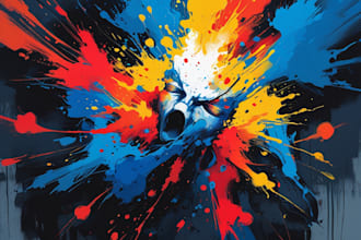 do illustration expresionism art, graffity, abstract