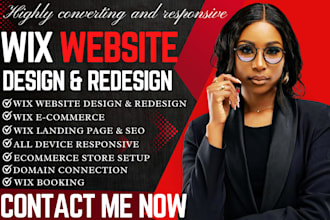 wix website redesign wix website design website development wix ecommerce store