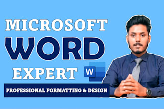 professionally format, edit, and design ms word document