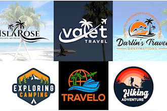 design minimalist travel, hotel, adventure and outdoor logo within 10 hours