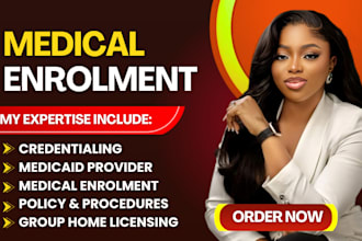 credentialing enrolment, medicare medicaid nemt group home license policy manual