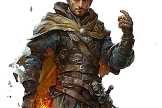 do a fantasy concept art and dnd character design fantasy sci fi illustration