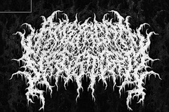 design your black, slamming, brutal, death metal logo
