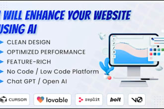 develop bolt new, lovable dev, replit, base44, cursor ai, v0, react js, nextjs