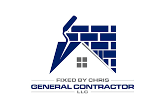 design modern masonry, construction logo