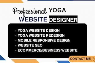 redesign yoga website design yoga website development for instructors