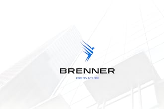 do beautiful minimalist brand logo design with copyright