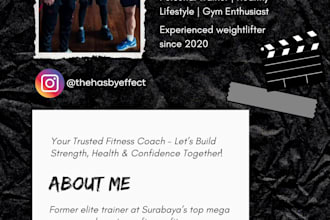 be your personal fitness coach for fat loss and muscle building