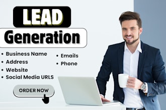 do lead generation, prospect list, map scraping, niche targeted lead collect