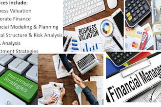 provide business valuation and corporate finance services treasury funds courses