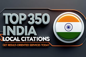 top 350 india local citations and directory submissions