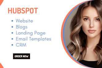 create editable hubspot website, blog, landing page, email templates