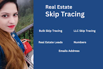 do skip tracing for real estate and llc skip tracing in bulk