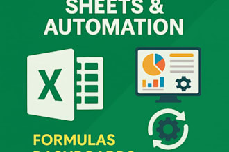 automate and design excel spreadsheets for your business